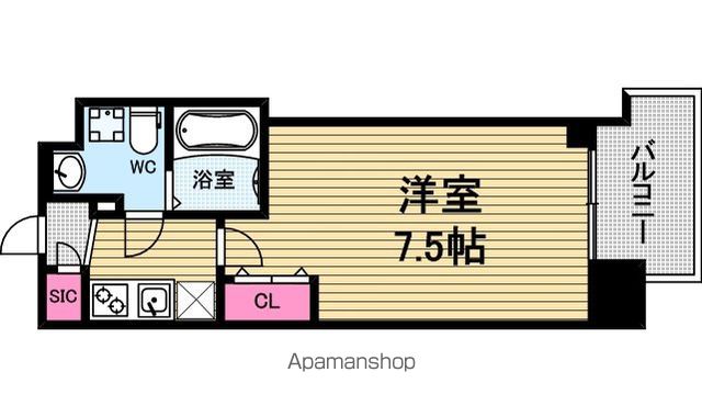 セレニテ谷九プリエの間取り写真