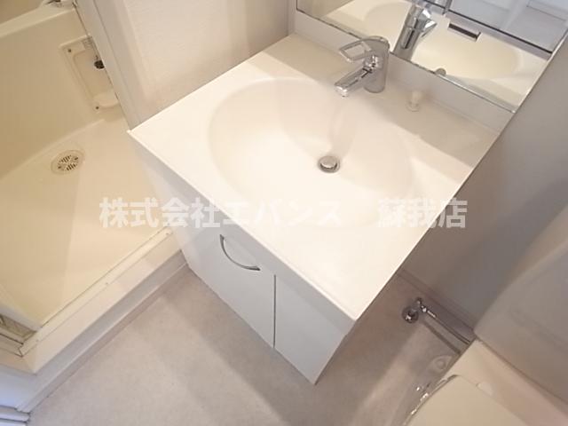 洗面設備　洗面所です