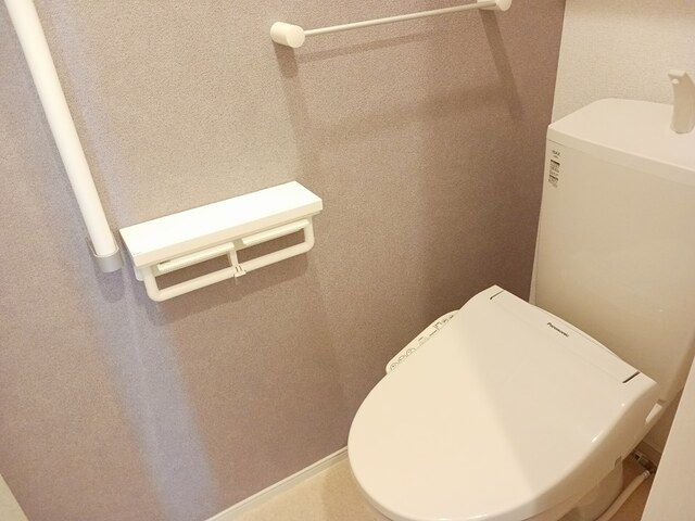 フラミンゴのトイレ写真
