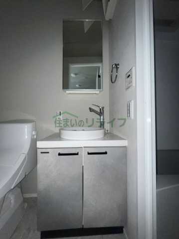 洗面設備　※参考写真です。同じ間取りの別部屋になります。