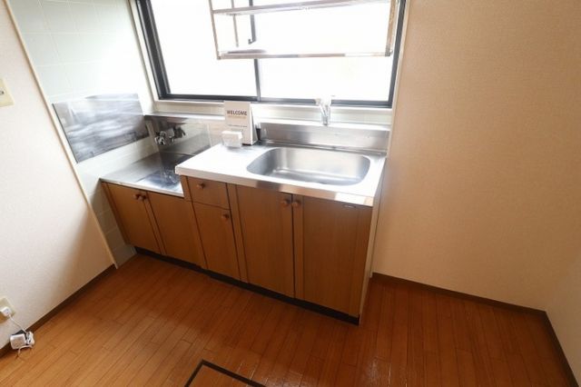 セジュールやつえA棟のキッチン写真