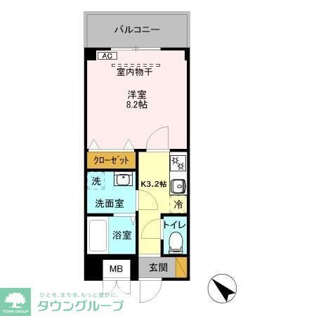 ベルフルールの間取り写真