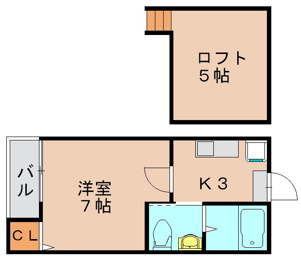 stage箱崎の間取り写真