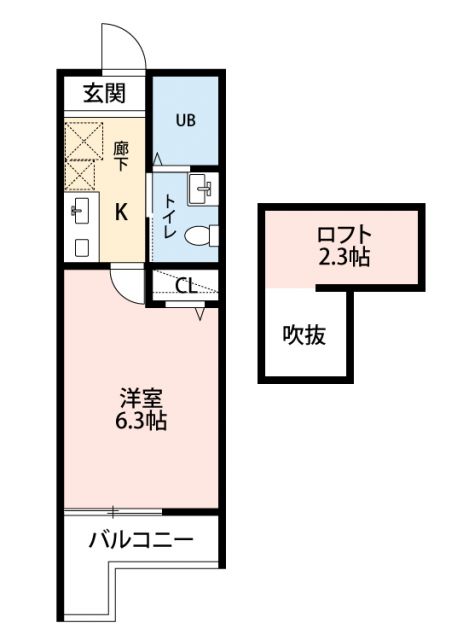 ＪＲ横浜線 菊名駅 徒歩9分 3階建 築9年の間取り写真