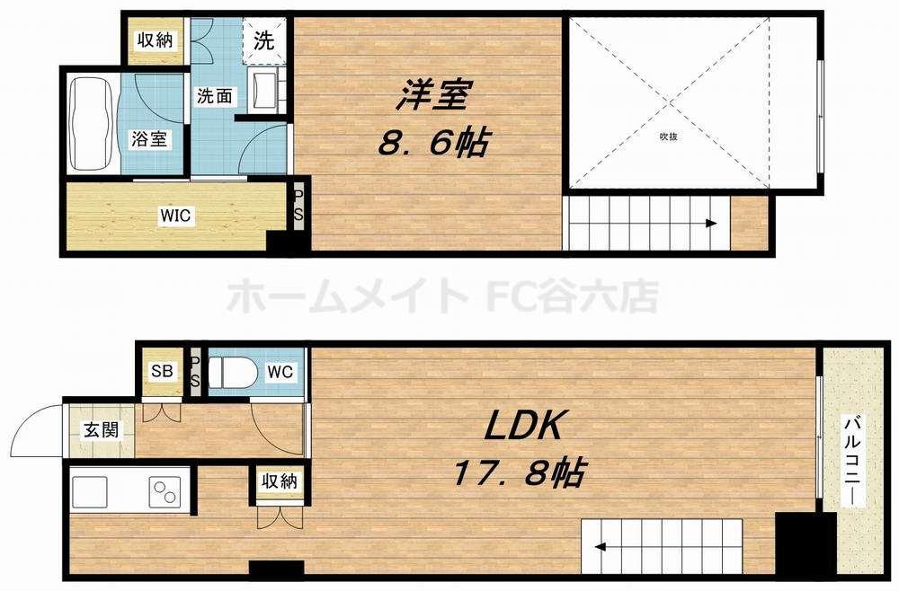 KDXレジデンス本町橋の間取り写真