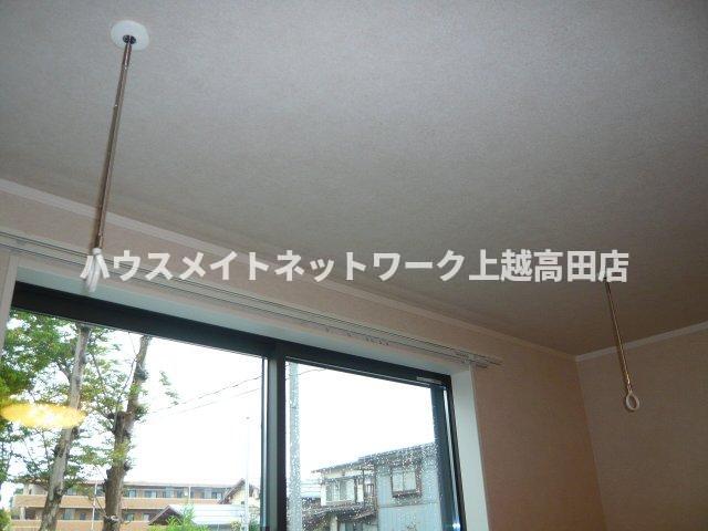 眺望　室内物干し
