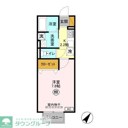 D-room24 Aの間取り写真