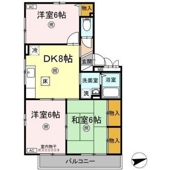ルミエール西山の間取り写真