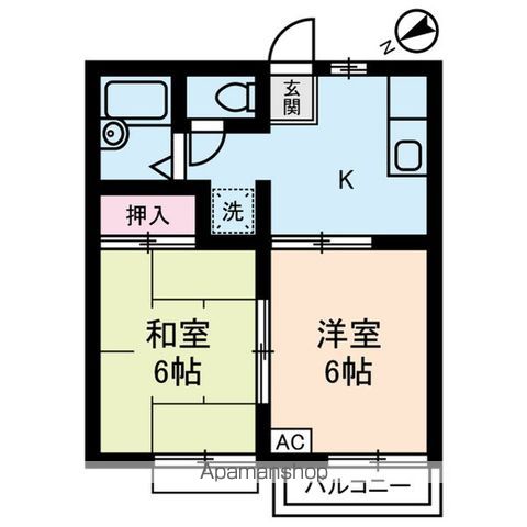 レジデンスKの間取り写真