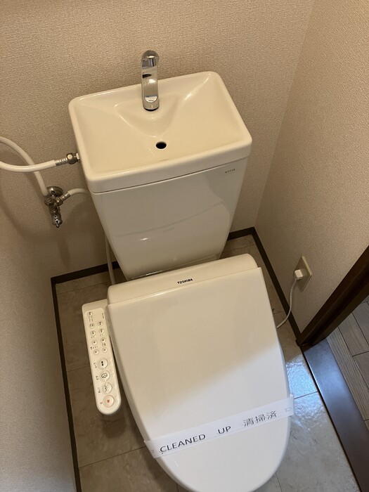 とさでん交通後免線 文珠通駅 徒歩2分 3階建 築29年のトイレ写真