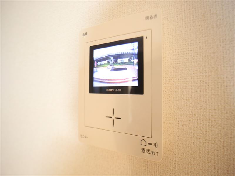セキュリティ　TVモニターホン　モデルルーム