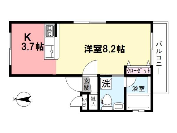 EXIVE杉並の間取り写真