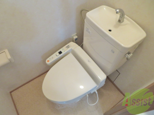 トイレ　トイレはシンプルかつオーソドックスで使いやすそうです。