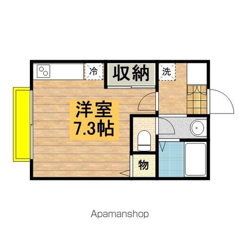 ＪＲ常磐線 南柏駅 徒歩14分 2階建 築21年の間取り写真