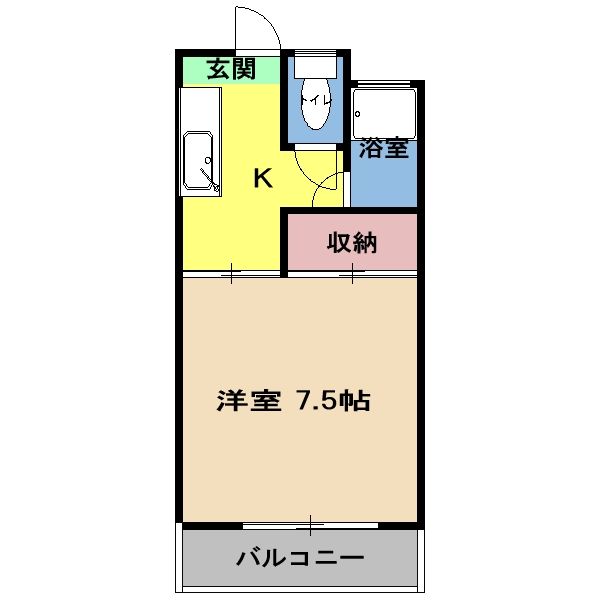 ハイツダイオーの間取り写真