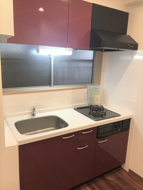 広めの1K 中野永谷マンション Rのキッチン写真