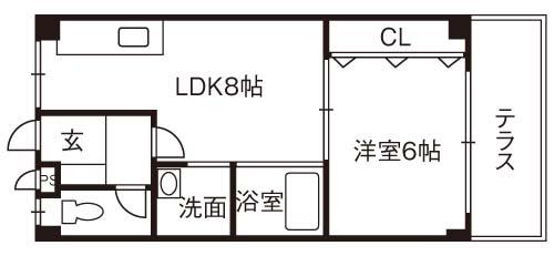 コートハウス　もみの木の間取り