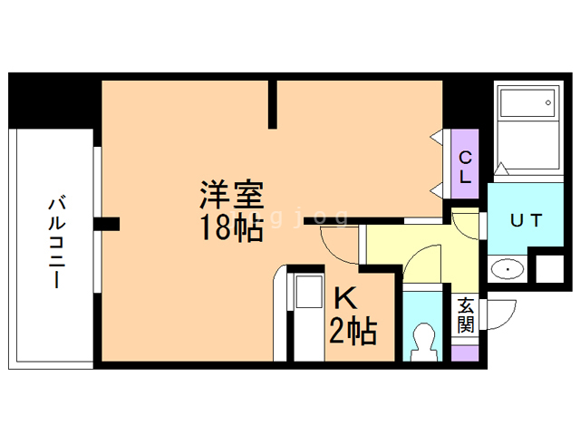 ノルテ１条通の間取り