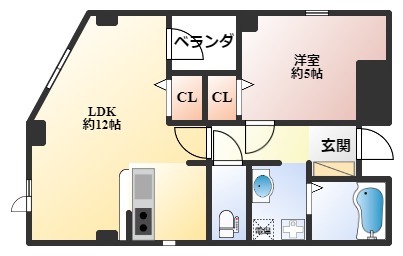 【マテリアル玉井の間取り】