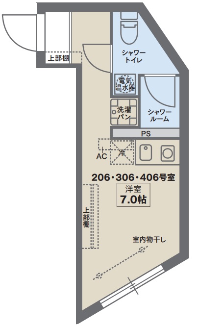 COCOFLAT西大井の間取り