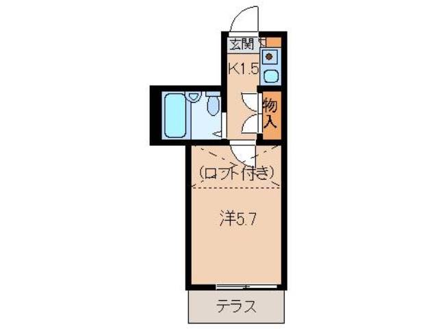 西庄マンションの間取り