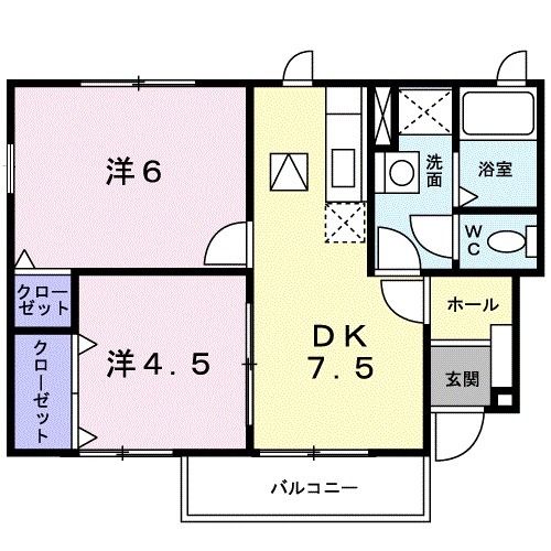 ハッピーセブンの間取り