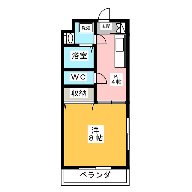 丘の上のマンションの間取り