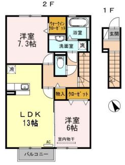 ウィット竜泉寺の間取り