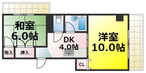 創建泉尾マンションの間取り