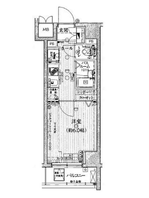 板橋区高島平のマンションの間取り