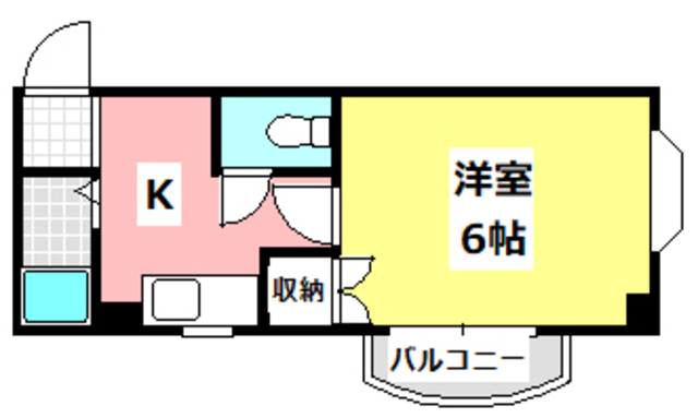 茨木市寺田町のマンションの間取り