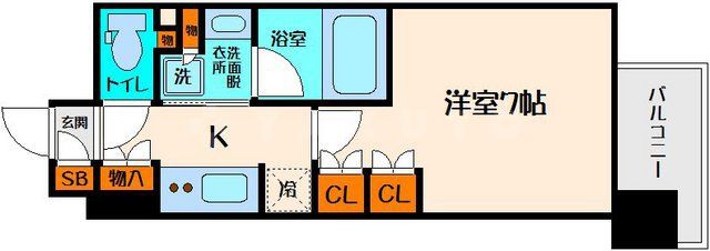 アーバネックス江坂広芝の間取り