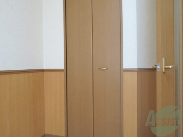 収納　ここに収納があります。収納があると部屋が広く使えます。