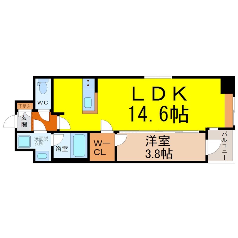 （仮称）平和2丁目免震計画の間取り