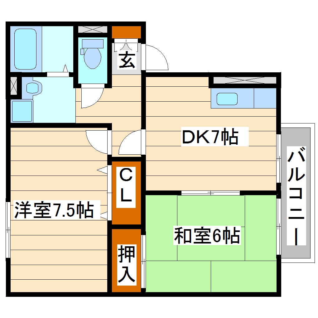 セジュールスピカの間取り