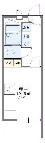 レオパレスロイヤルシティ茜の間取り