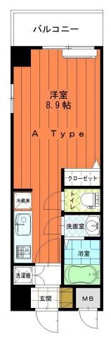 広島市安佐南区大塚西のマンションの間取り