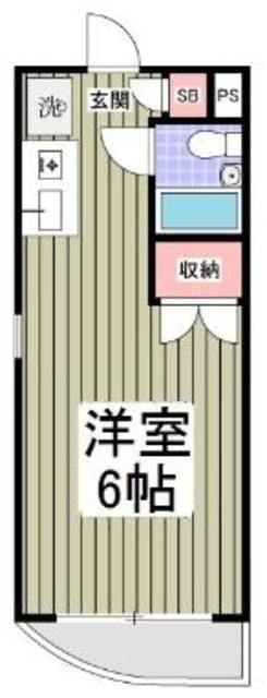 【川越市大字的場のマンションの間取り】