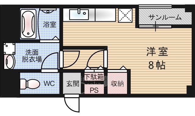 豊ハイツの間取り