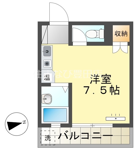 アンダンテ若宮の間取り