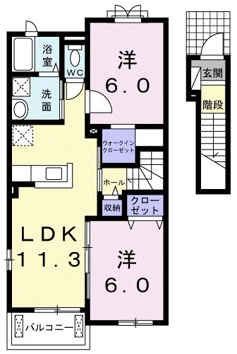 ラフレシールの間取り