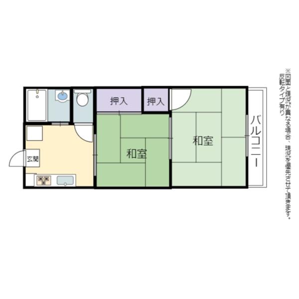 レクティブ西沼波の間取り