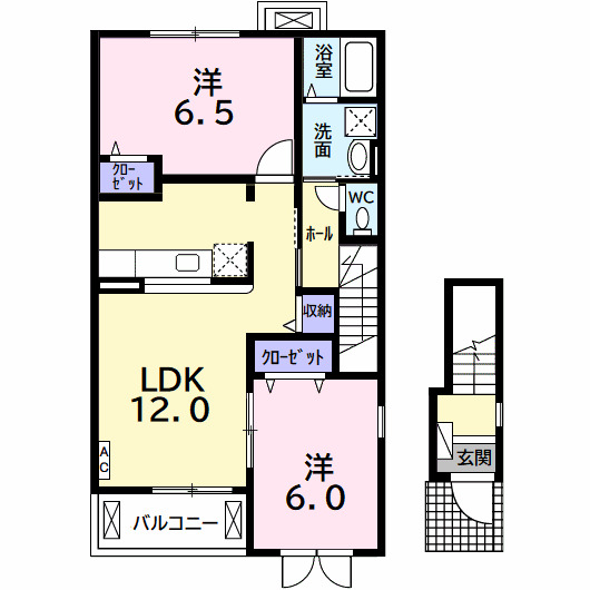 サニーハイツの間取り