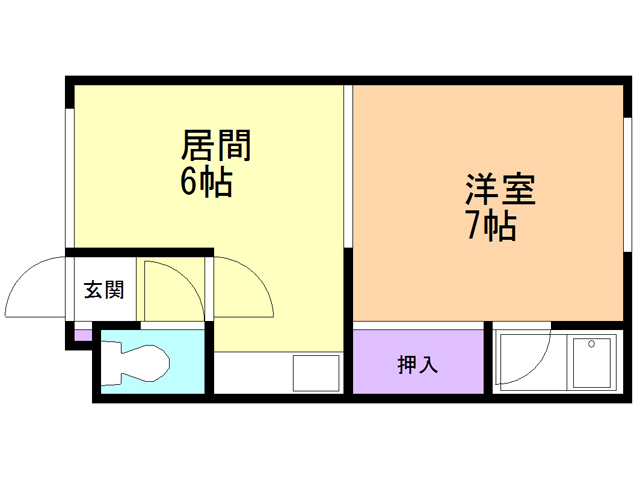 光和ハイツの間取り