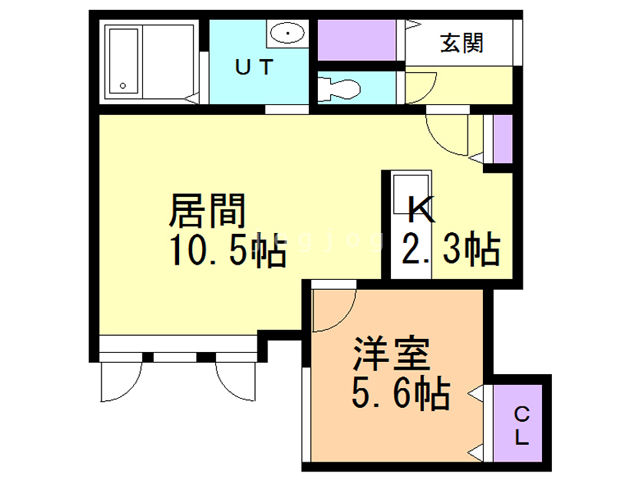 アベリア　Ａ棟の間取り