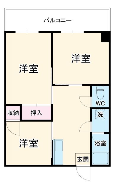 名古屋市南区加福本通のマンションの間取り