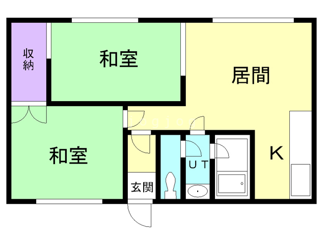 セリカワコーポの間取り