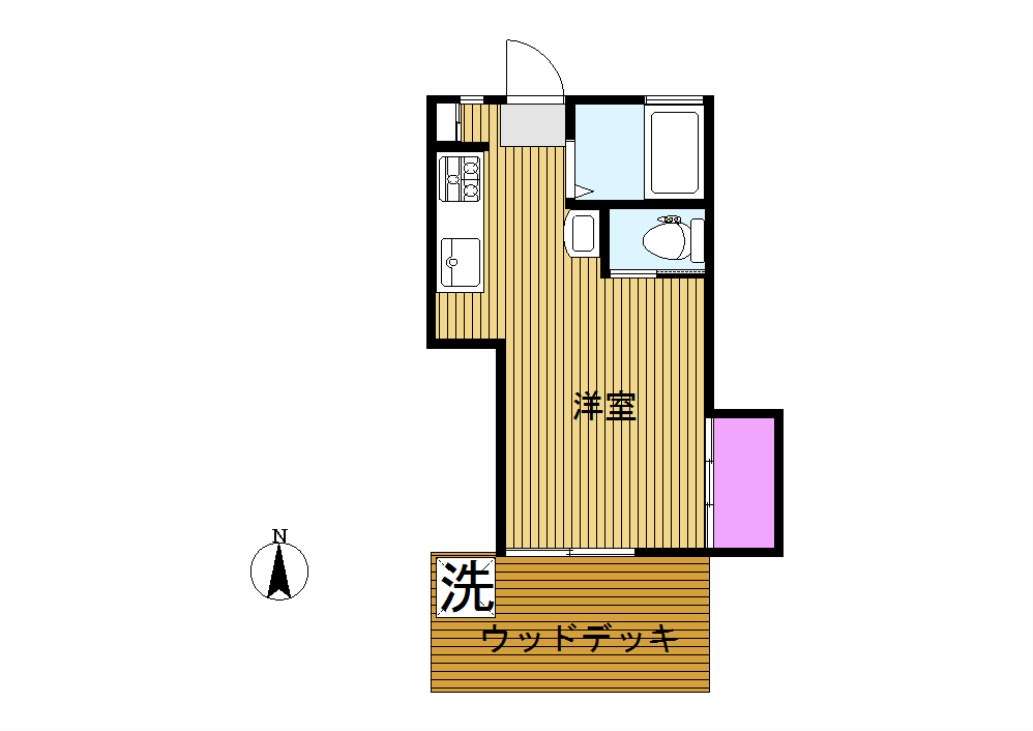 ヴィラつきの木の間取り