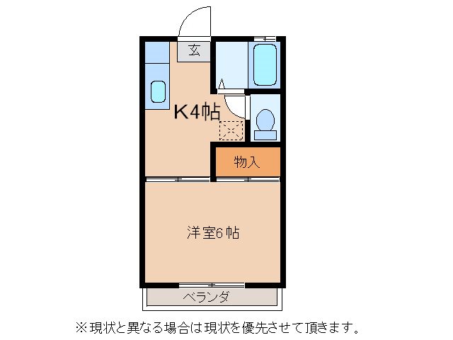 ハイツ松江の間取り