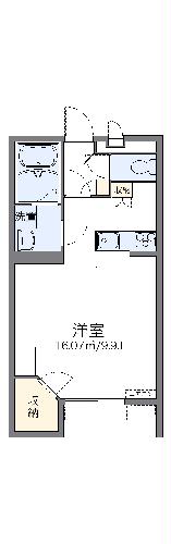 レオパレスフトゥーロの間取り